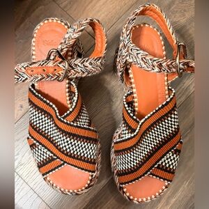 Chloe Multicolor Striped Sandals